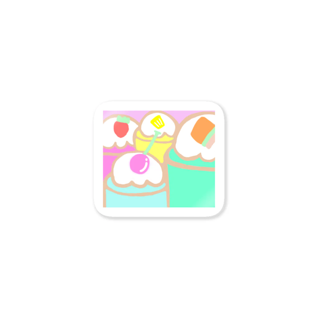 melonchocoのたくさんのソーダ Sticker