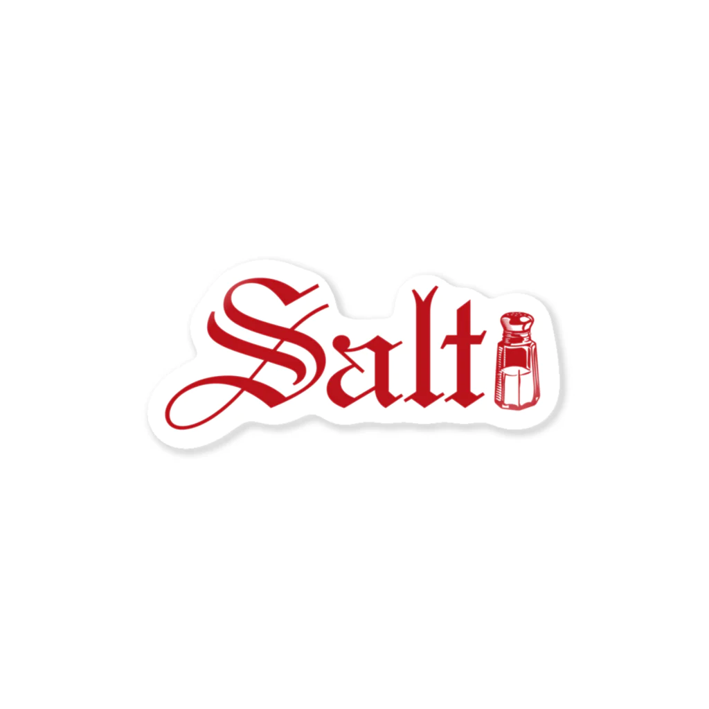 LONESOME TYPE ススのSALT (RED) ステッカー