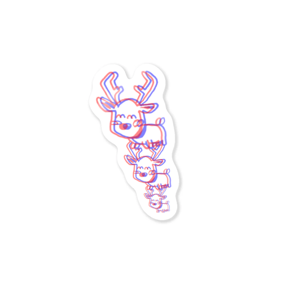 RinA0358slのトナカイ Sticker