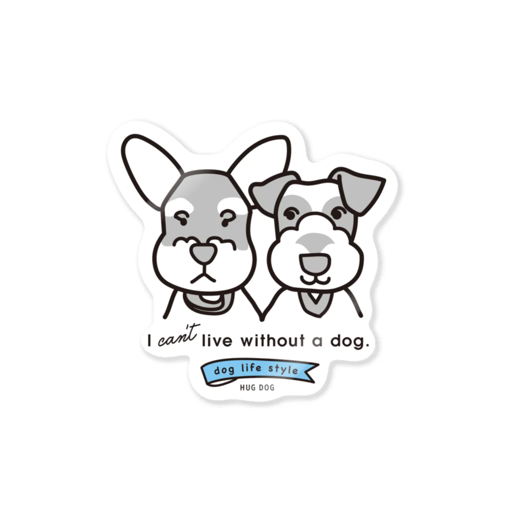 HUGDOG and snomilのsnomilステッカー Sticker