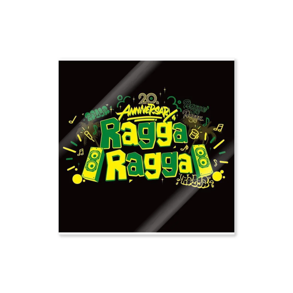 rasta-rocketのRagga Ragga ステッカー