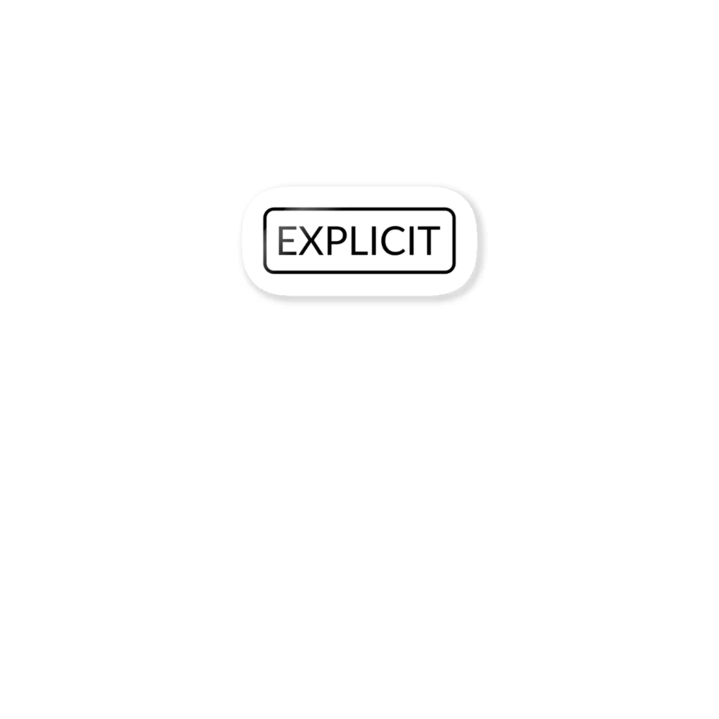 orumsの露骨な [Explicit] -Label- Sticker