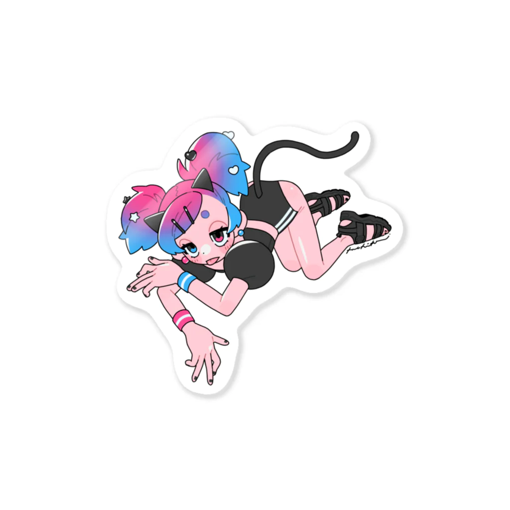 STICKERのnap nyan ステッカー