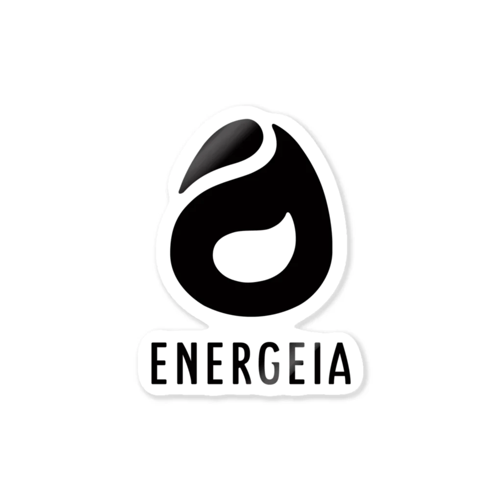 【公式】ENERGEIA（エネルゲイア）ECストアのENERGEIA公式（黒・上下） Sticker