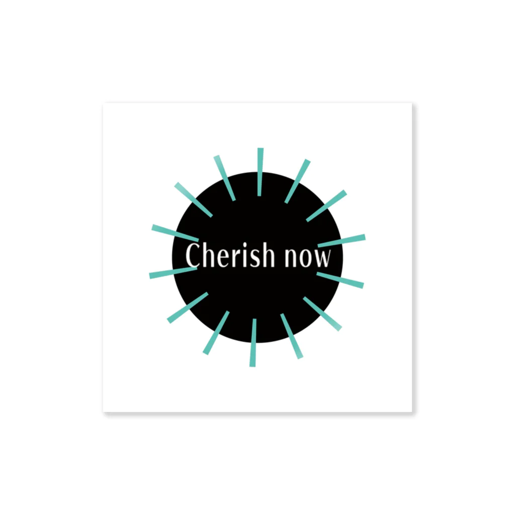 Cherish nowのCherish now ステッカー