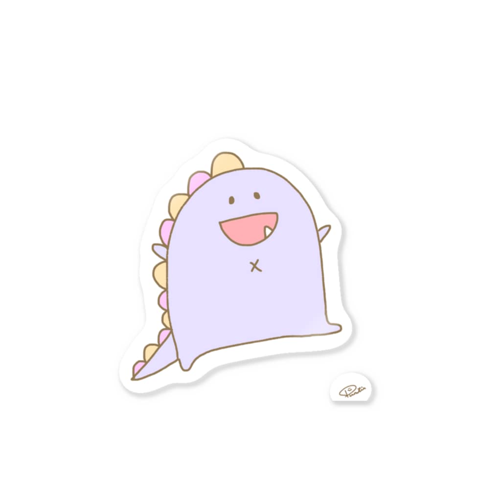 恐竜のがお ぷんちん Lineスタンプや絵文字販売中 Puntin のステッカー通販 Suzuri スズリ