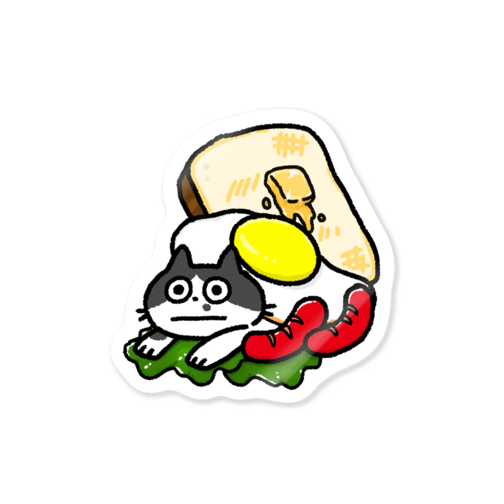 コットンさんの森の朝食にコットンさん Sticker