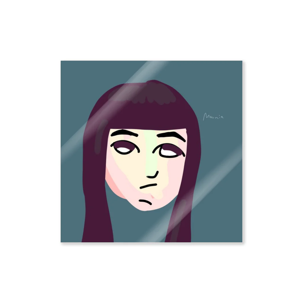 38のGIRL Sticker