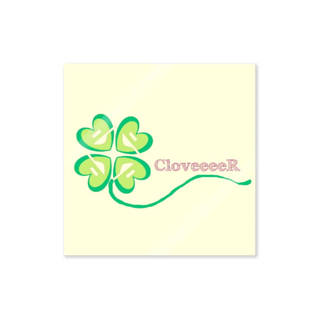 CloveeeeRのCloveeeeR ロゴステッカー Aタイプ Sticker