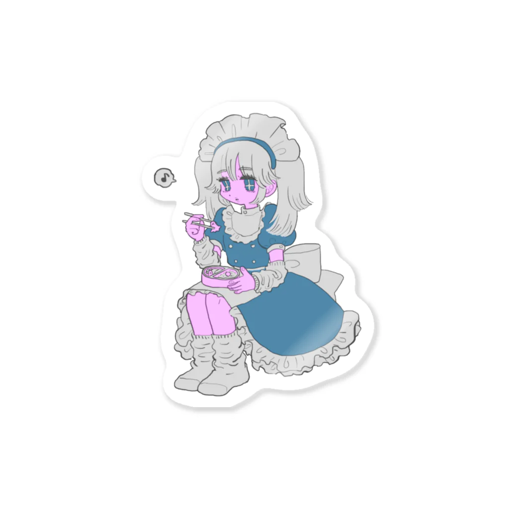 しいた(ハイパー)のおべんとメイドちゃん Sticker