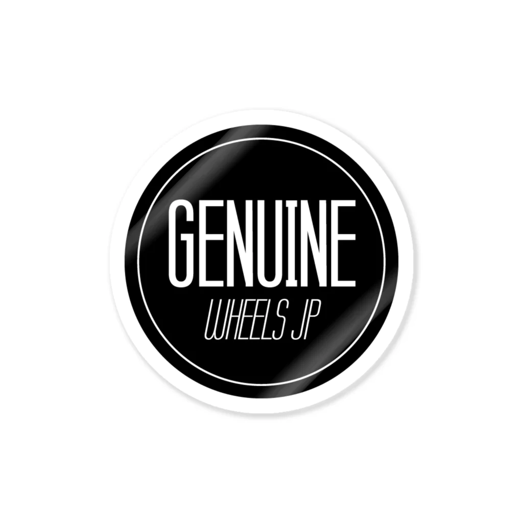 GENUINE WHEELS JP "the STORE"のlogo decal OG ステッカー