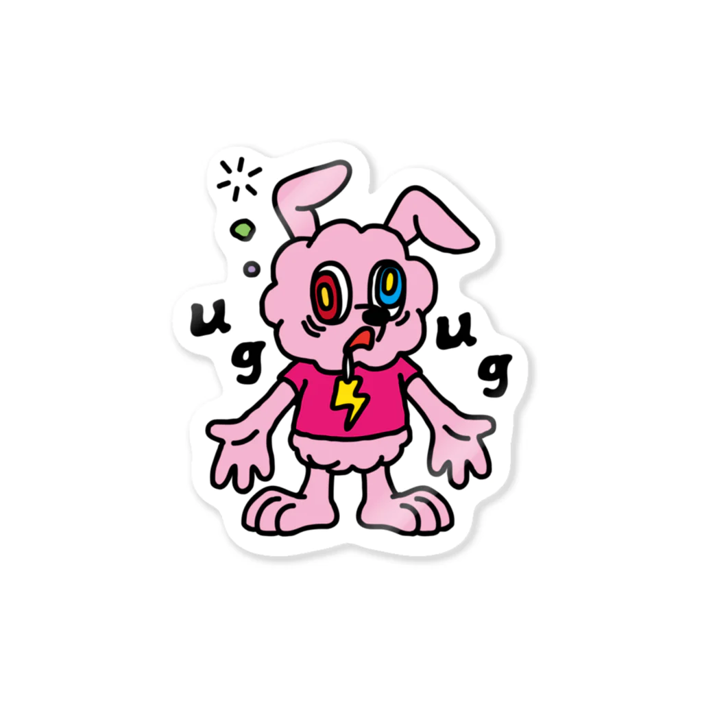 CHEBLOのJUNKIE GREY【Pink】      ステッカー