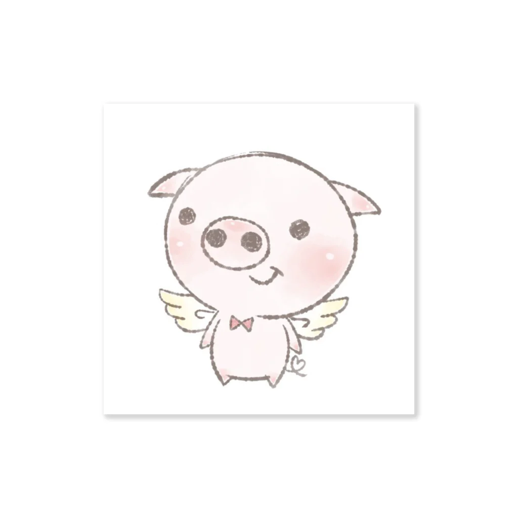 Happy-pig-companyの幸せのはっぴぐ Sticker