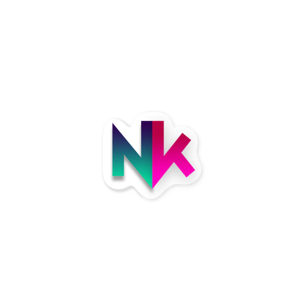 N.K  Art SHOPのNK Logo ステッカー