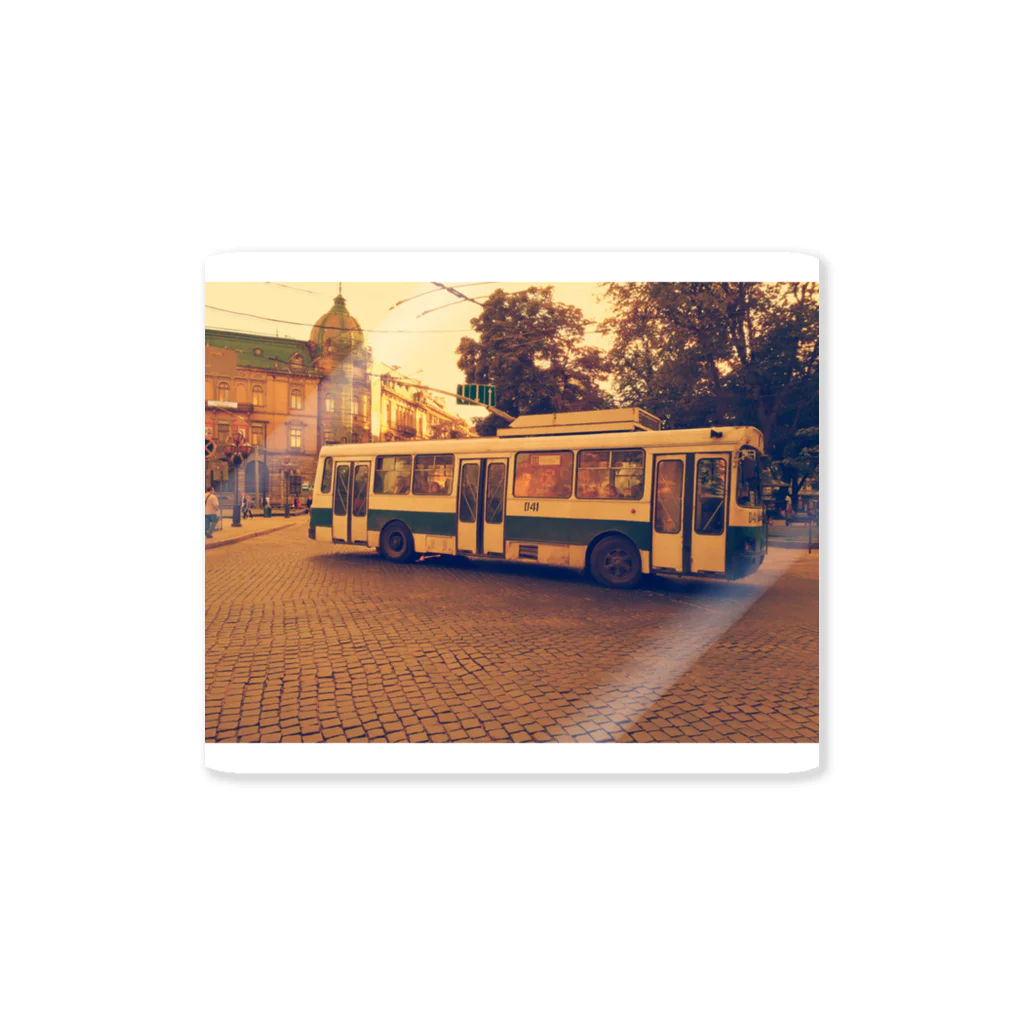 Metal_Mania_Sayukiのウクライナのトロリーバス Sticker
