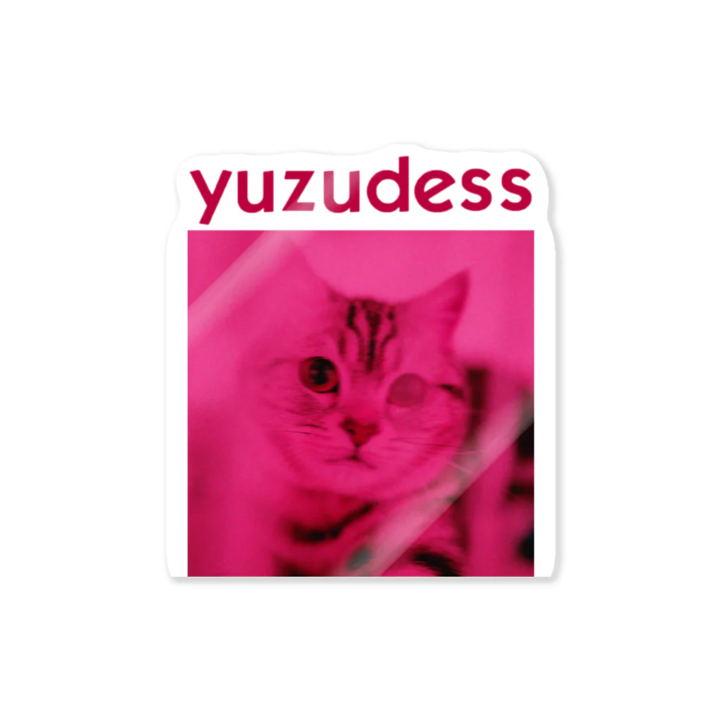 ゆずグッズのyuzudess ステッカー