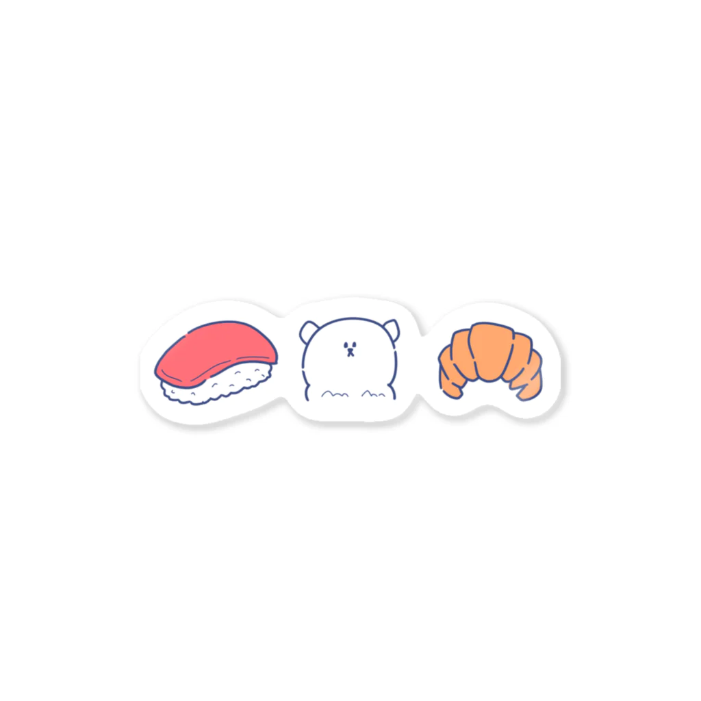 モイモイのすしろくまパン Sticker