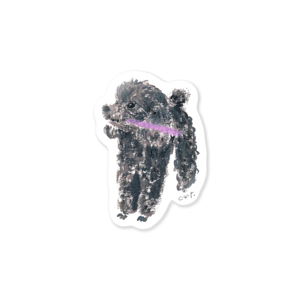 CUROGNACのpoodleboy Sticker