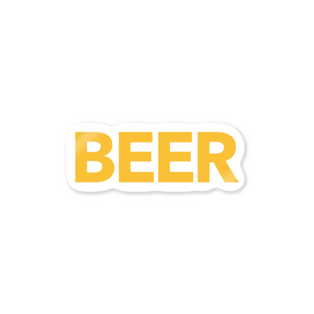 BEER / KAWAGOE GRAPHICS ( kawagoegraphics )のステッカー通販 ∞ SUZURI（スズリ）