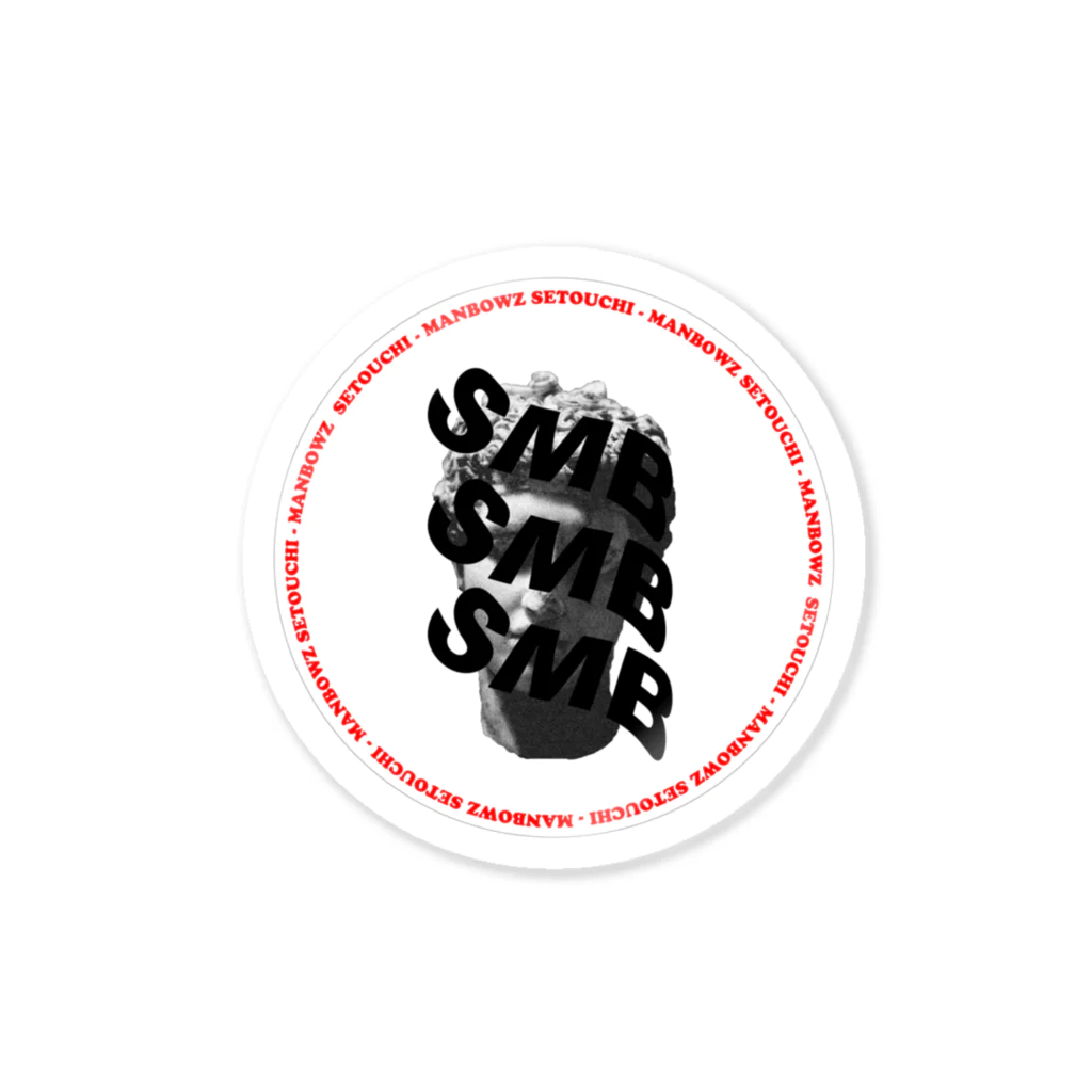 瀬戸内萬棒頭のSMBロゴステッカー Sticker