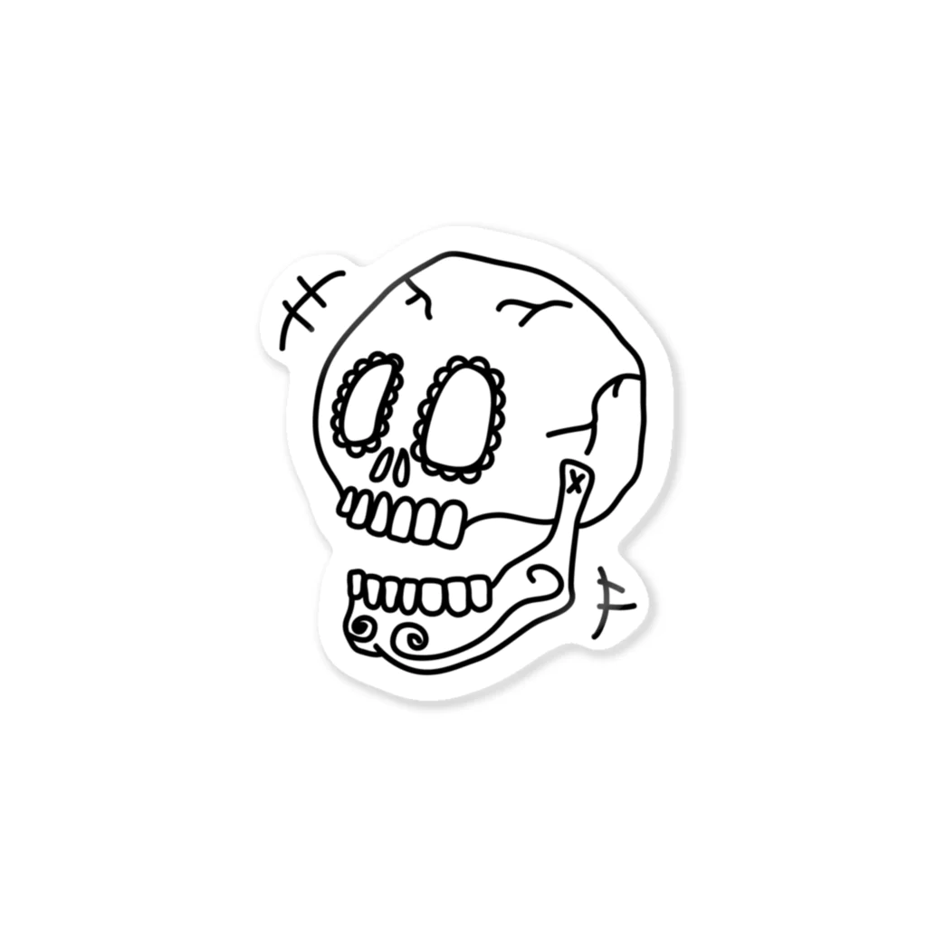 ナチュラルBONEキラーズのホネ＝アカルイーヤ Sticker