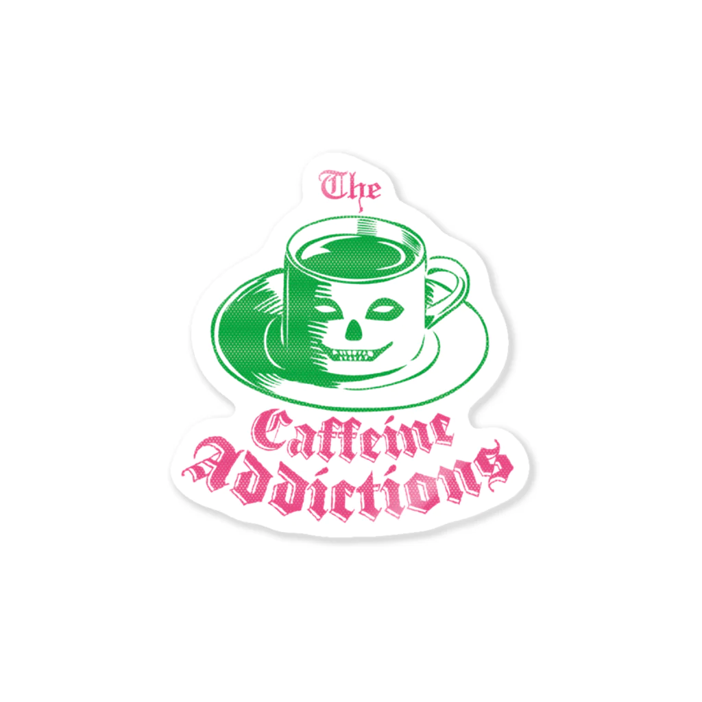 LONESOME TYPE ススの緑の地獄 The CAFFEINE ADDICTIONS (Green Hell) ステッカー