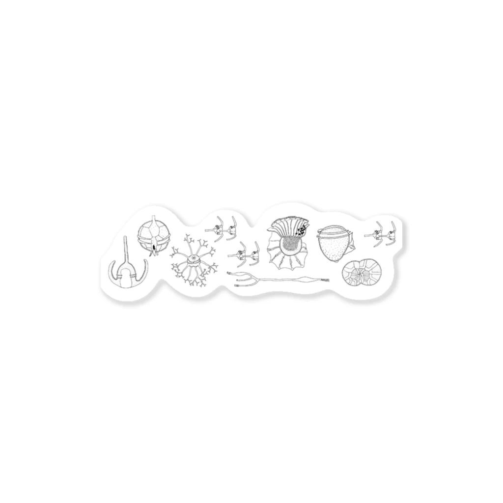 mmmの【渦鞭毛藻シリーズ】いろいろ Sticker