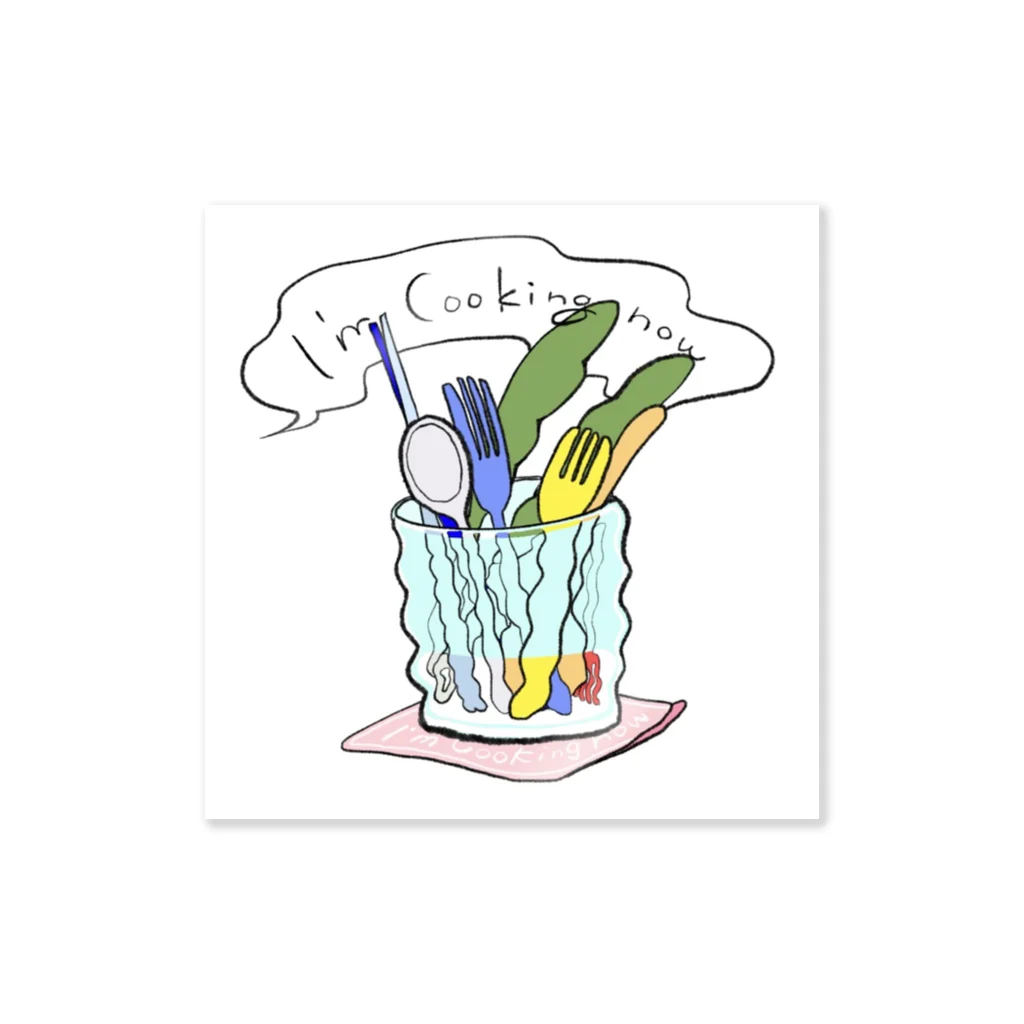 mkattooの料理中です Sticker