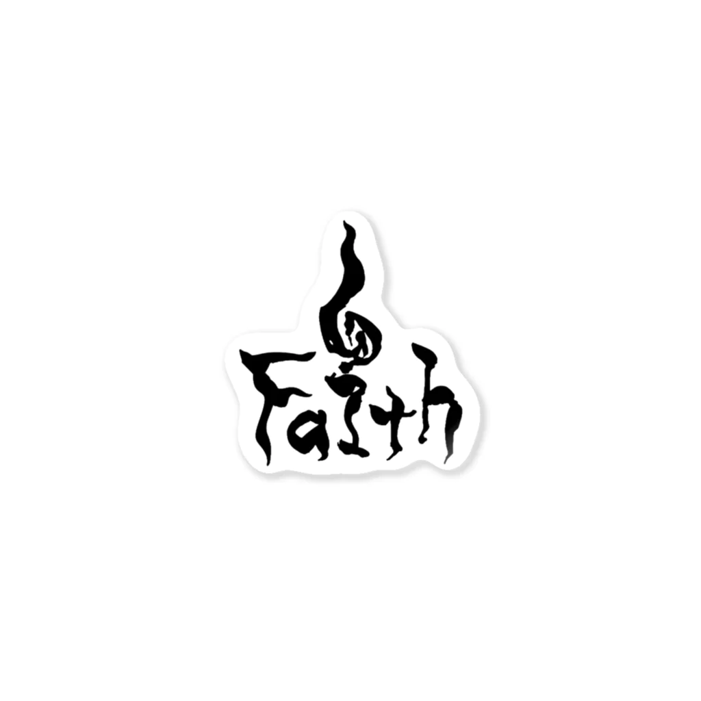 FaithのFaithロゴ ステッカー