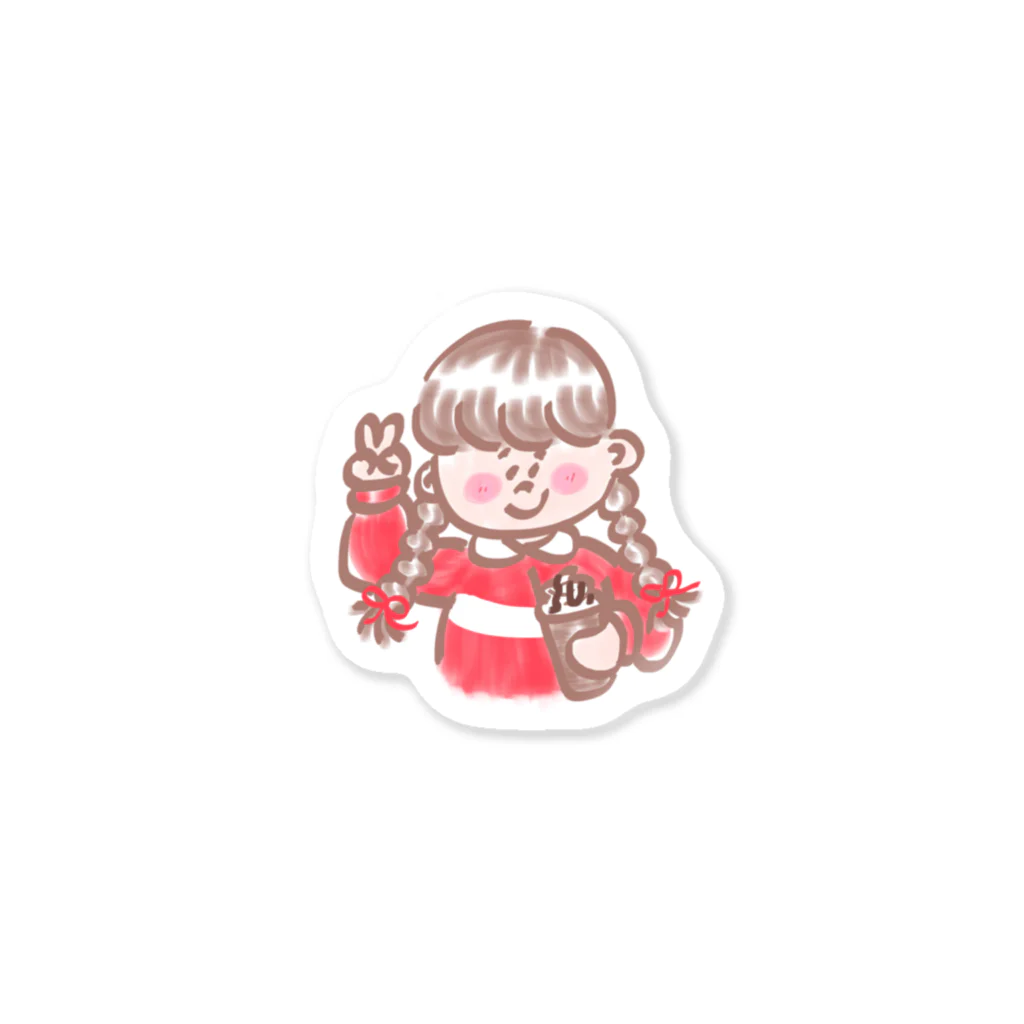 k e k o 🌷のみつあみちゃん⭐︎。ミ Sticker