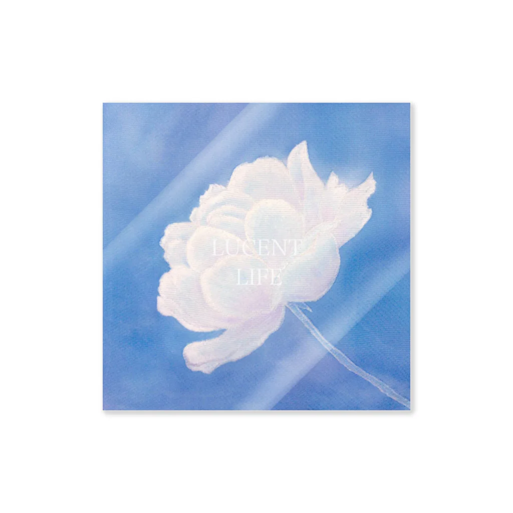 LUCENT LIFEの白ばら / White Rose Sticker