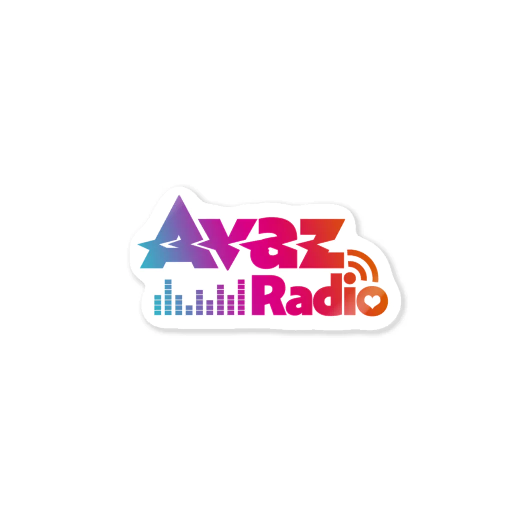 雨☂️のAvaz Radio ステッカー