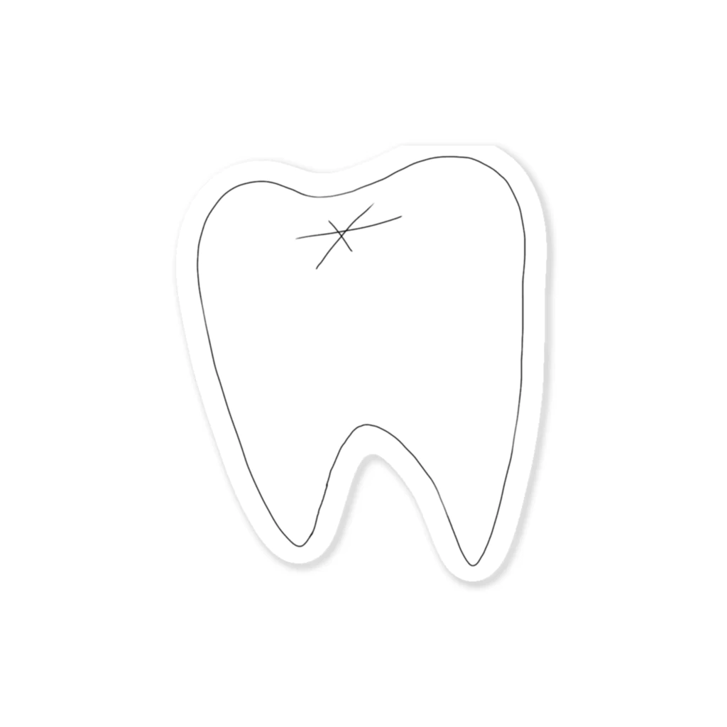 歯科医院による歯科のための歯科の歯 ステッカー