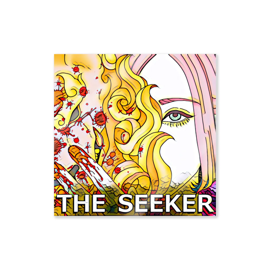 【みるかグッズ②】（SUZURI店）の【THE SEEKER】DbD公式放送掲載アイコン Sticker