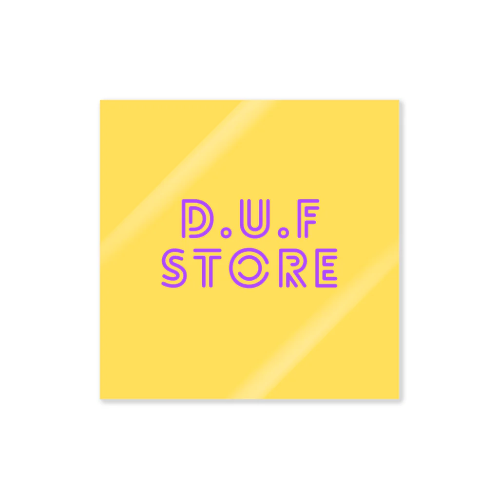 D.U.F STOREのDUF BOXロゴ Sticker