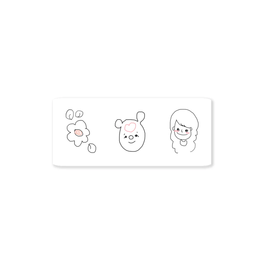 maayunのノートのはしっこさん Sticker