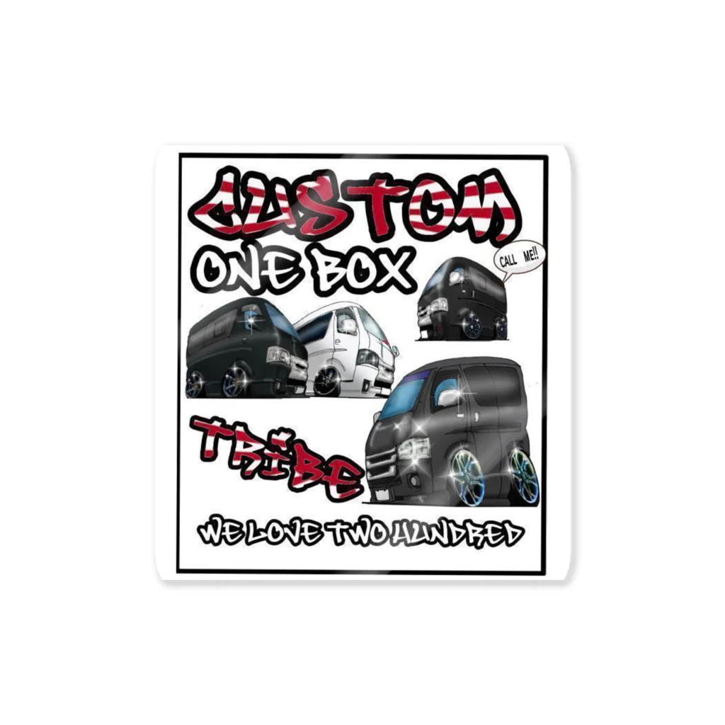 secretbaseartfactoryのcustom　onebox tribe Sticker