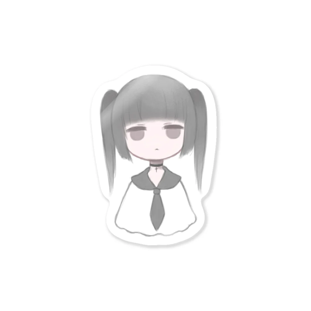 実験用ねずみの女の子１ Sticker