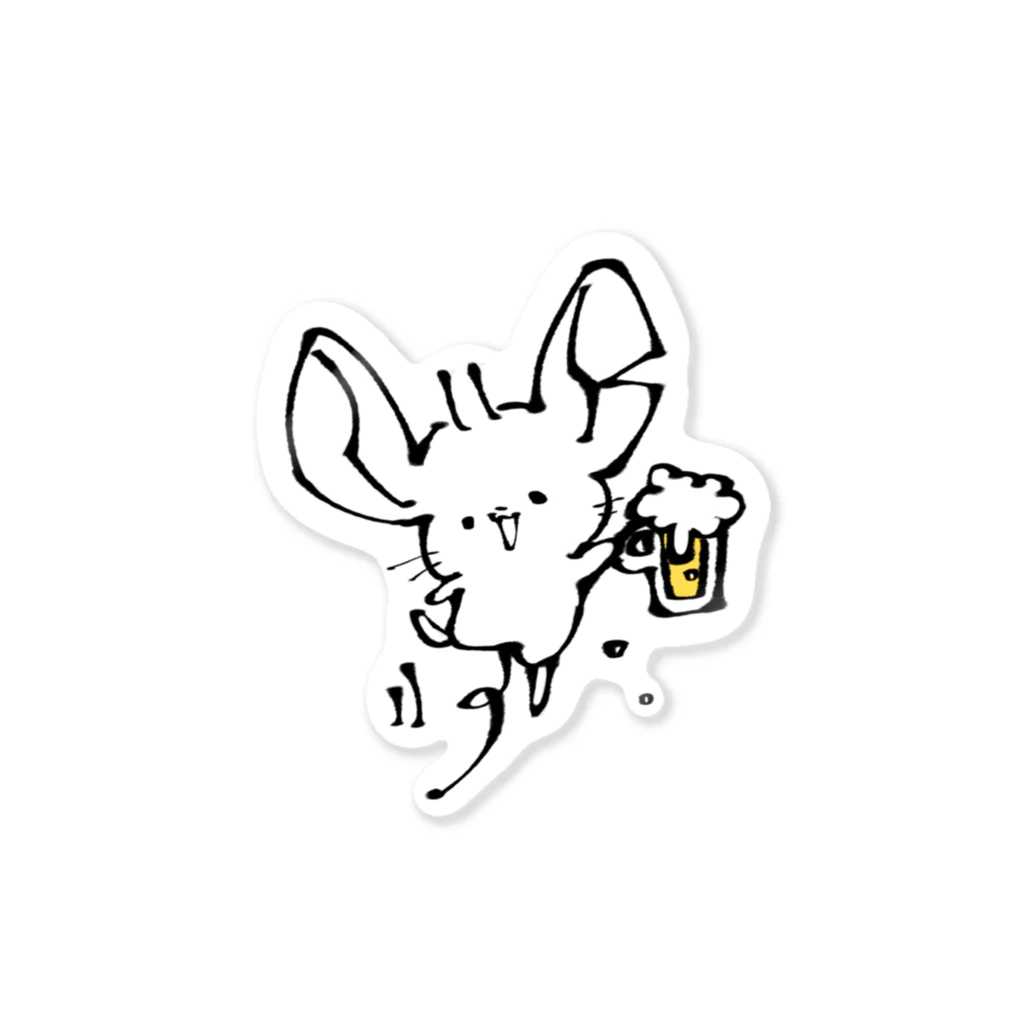 きゅうソきゅーchのbeerで華金きゅー Sticker