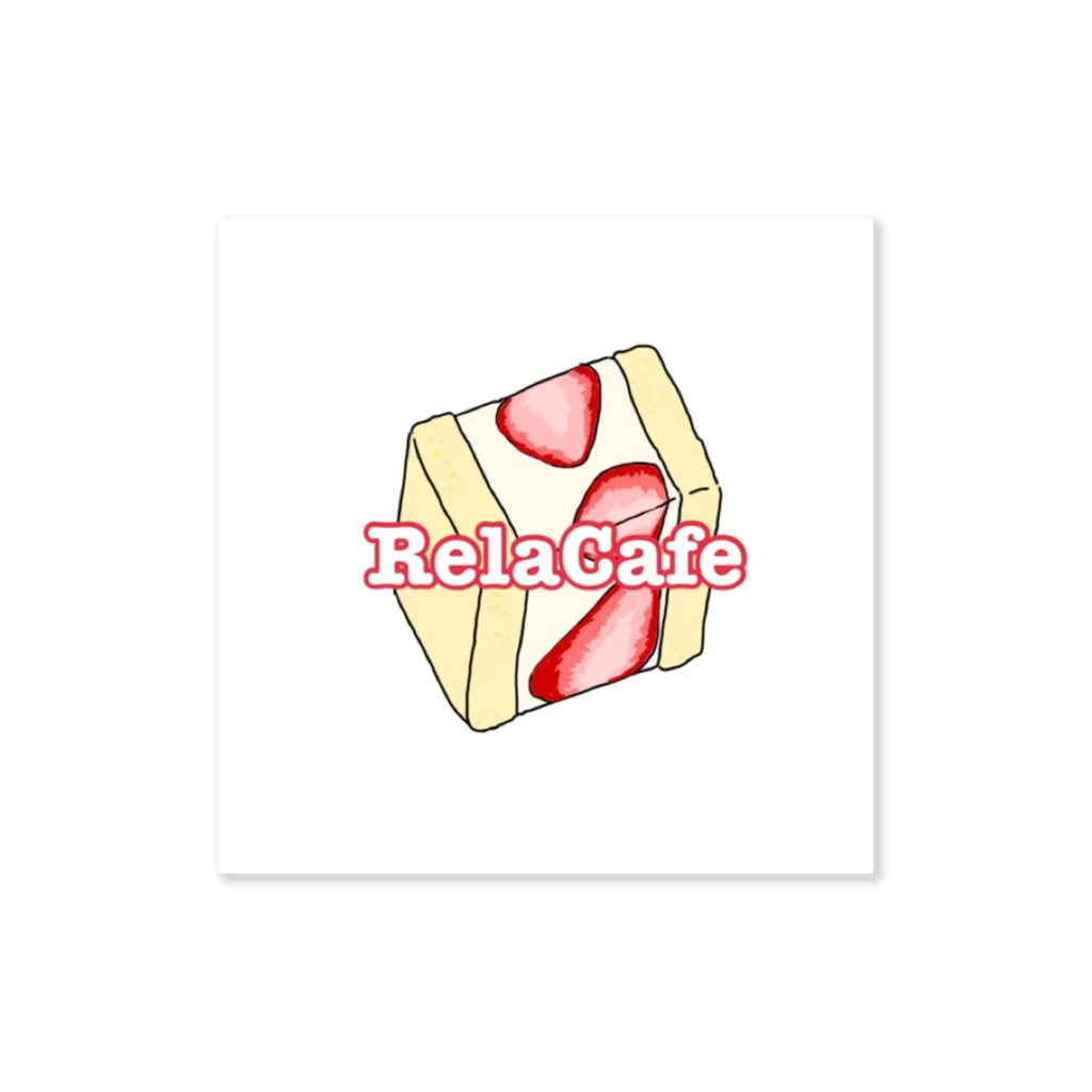 RelaCafeのRelaCafe／イチゴサンド Sticker