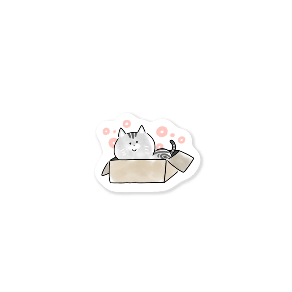 ゆるっとポンねこのゆるっとポンねこ Sticker