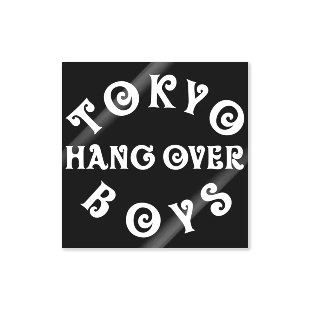 ラガマフィン堂の東京二日酔いBOYS Sticker