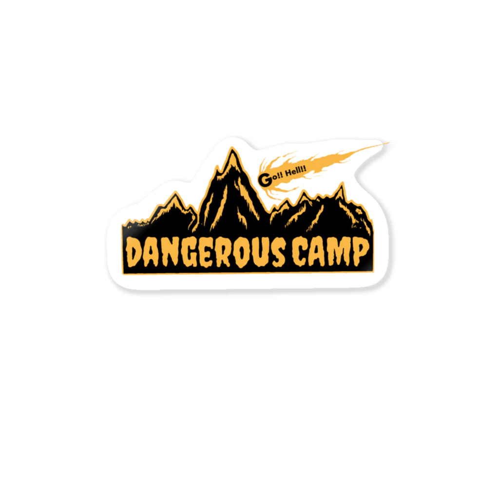 DANGEROUS PARKのキャンプ ステッカー