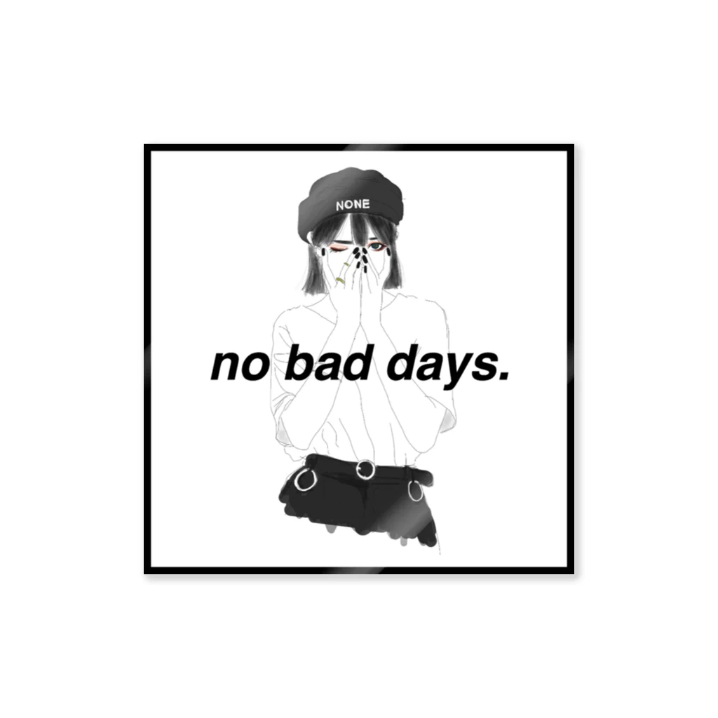 B.B’s shopのno bad days. Sticker