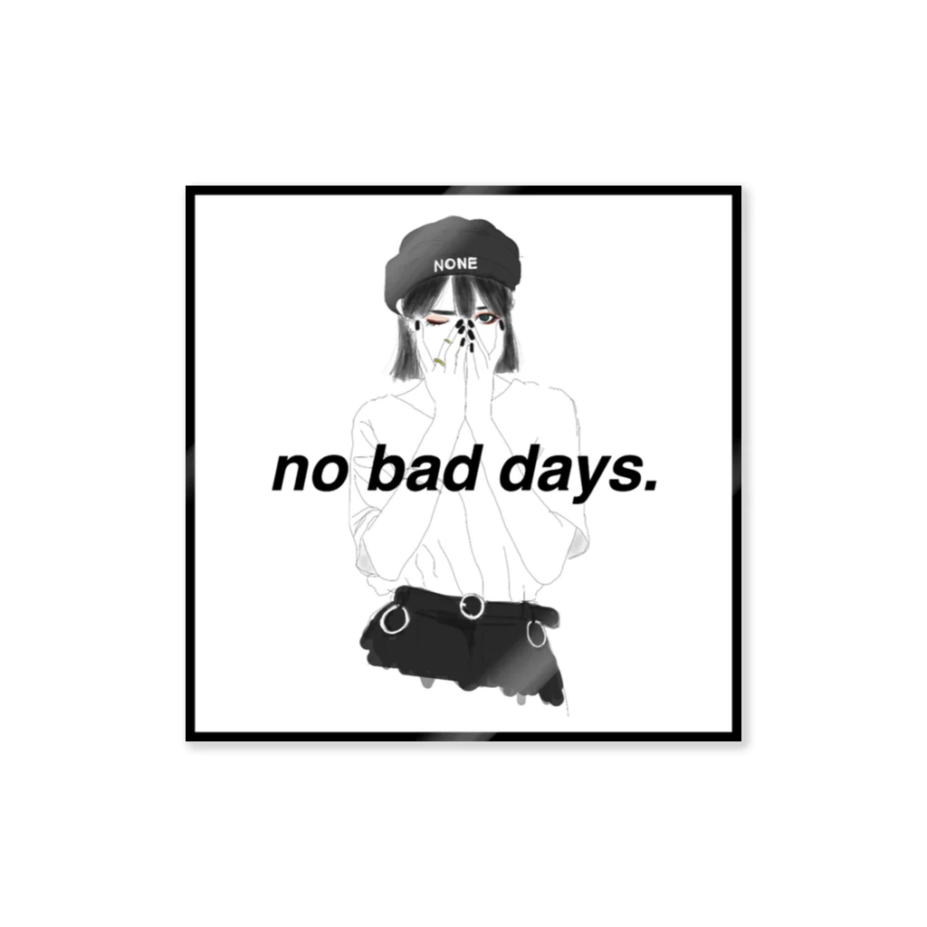 B.B’s shopのno bad days. ステッカー