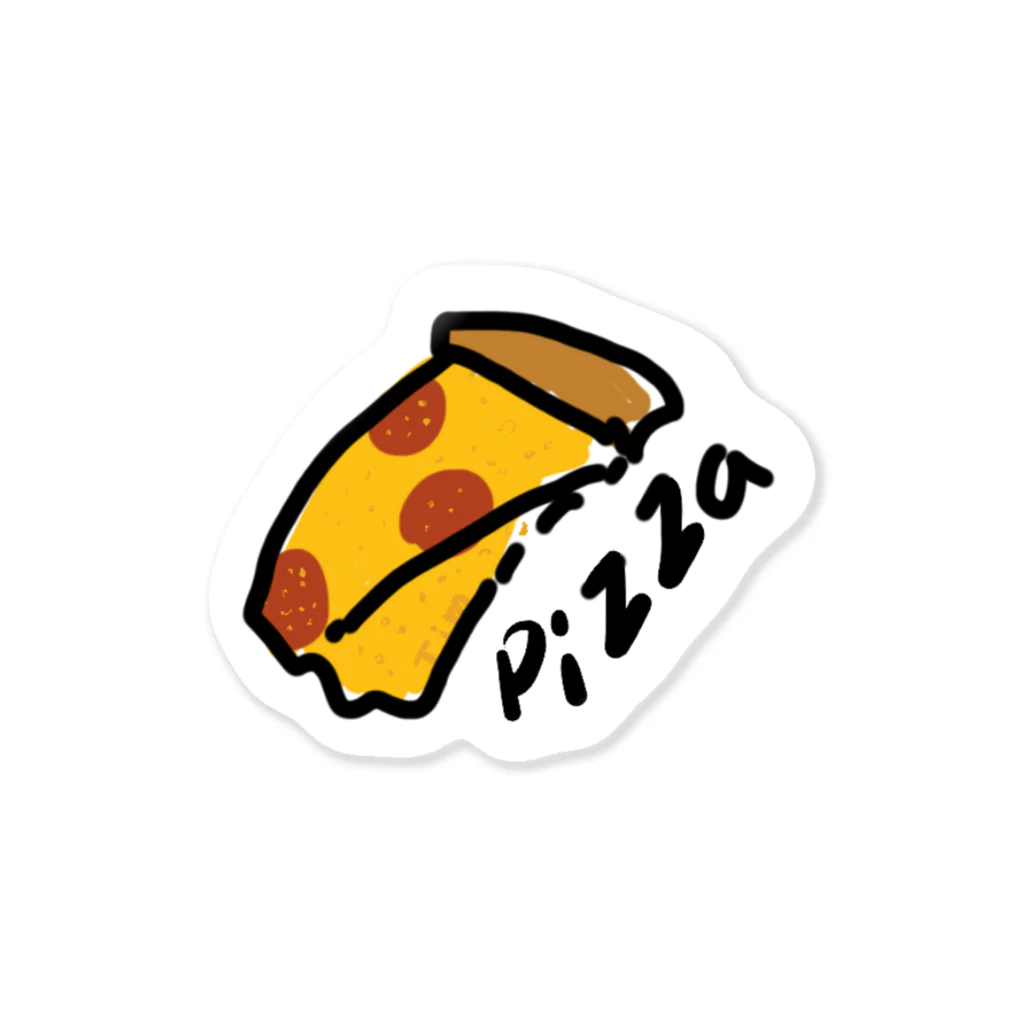 Tim-IllustrationのPizza！　ペパロニ Sticker