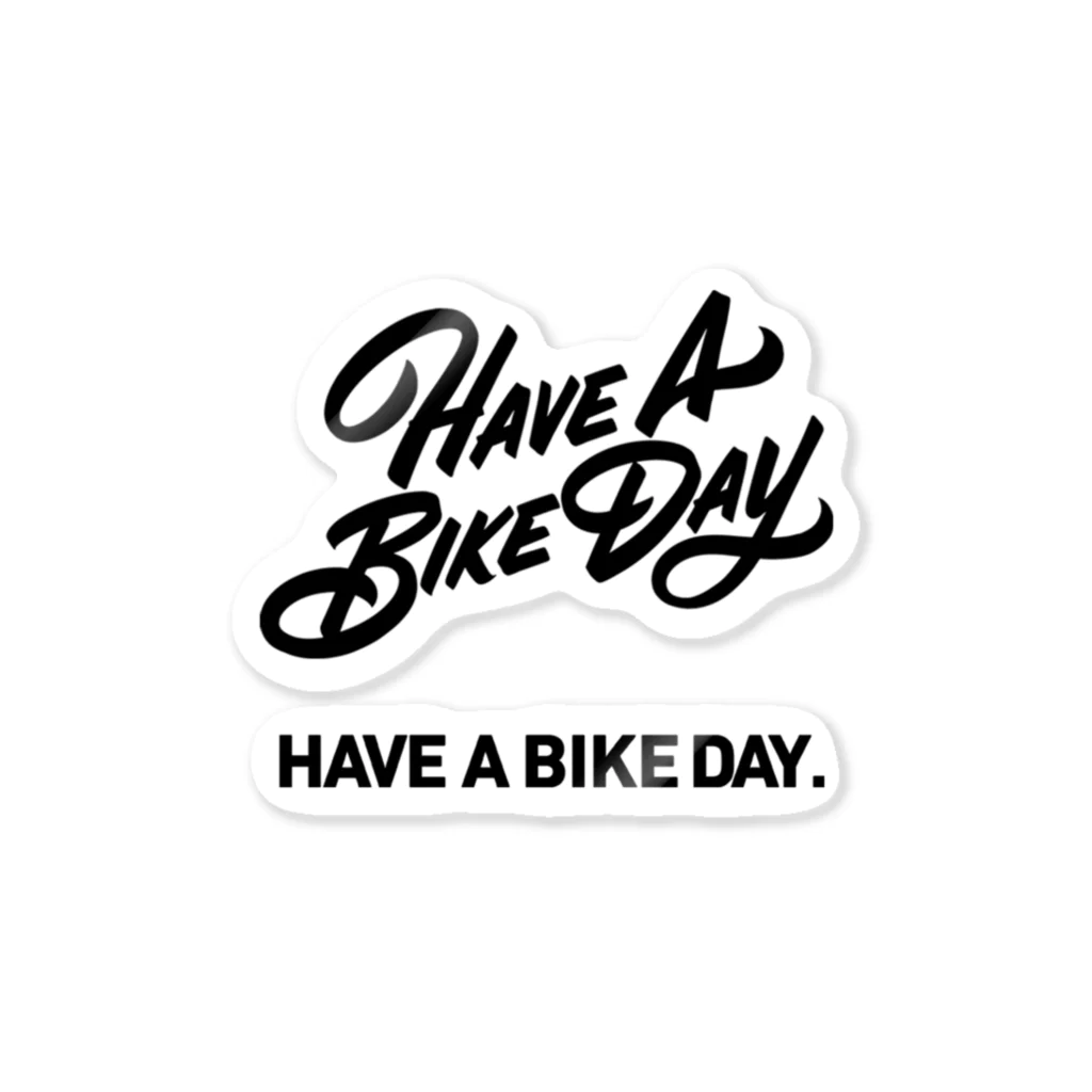 HAVE A BIKE DAY. ＠ SUZURIのHaveABikeDay.(highjumper ver.) Sticker