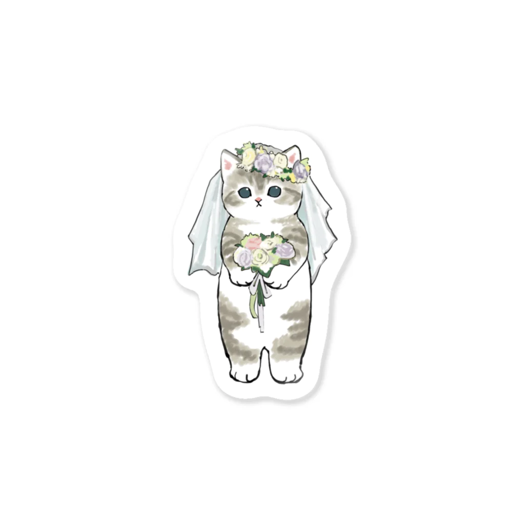 mofusandの花嫁にゃん Sticker