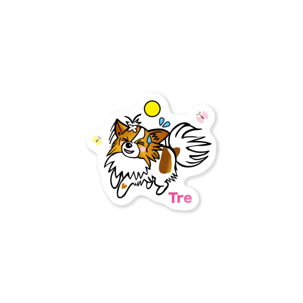 みみのお友達のトレちゃんグッズ Sticker