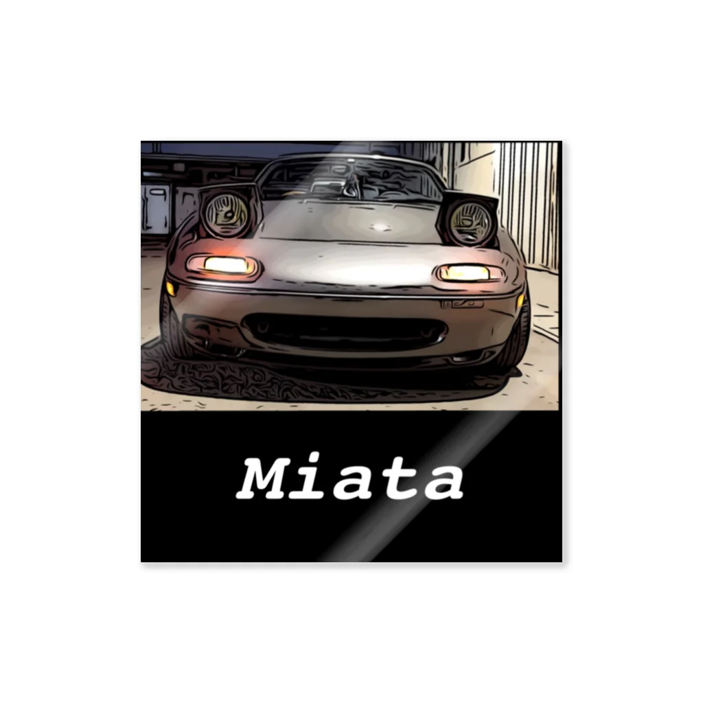 naロードスターのロードスター　ステッカー　miata ステッカー